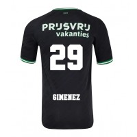 Camisa de Futebol Feyenoord Santiago Gimenez #29 Equipamento Secundário 2024-25 Manga Curta